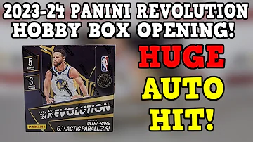 HUGE AUTO HIT! 2023-24 Panini Revolution Hobby Box Opening and Review!