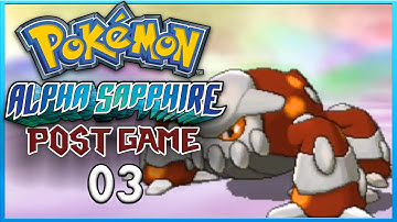 Pokemon Alpha Sapphire Post Game 3 Catching Heatran ORAS Gameplay Walkthrough Playthrough