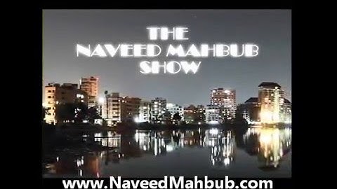 The Naveed Mahbub Show -  Episode 1 Monologue Part 3