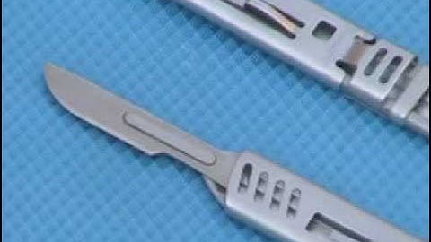 Reusable Safety Scalpel Handle with Blade Remover by GMA Industries. www.gmainds.com