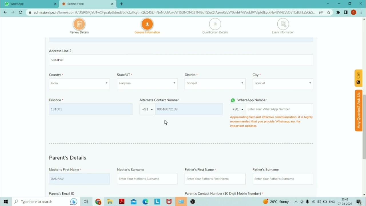 LPU Nest 2023 application form LPU Admission Open 2023 YouTube