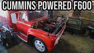 Swapping a 12 Valve Cummins Into Our 1965 F600 Hot Rod Hauler