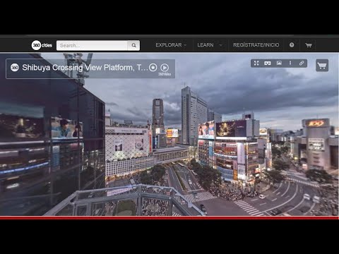 VISOR CITIES 360 VR PLACE Crossing-Platform Tokyo, Japón
