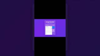 Age Calculator Using JavaScript 🚀 #shorts#miniprojects#javascript#project#fullstackdevelopment