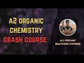 Organic chemistry CRASH COURSE - all organic reactions | A2 level chemistry