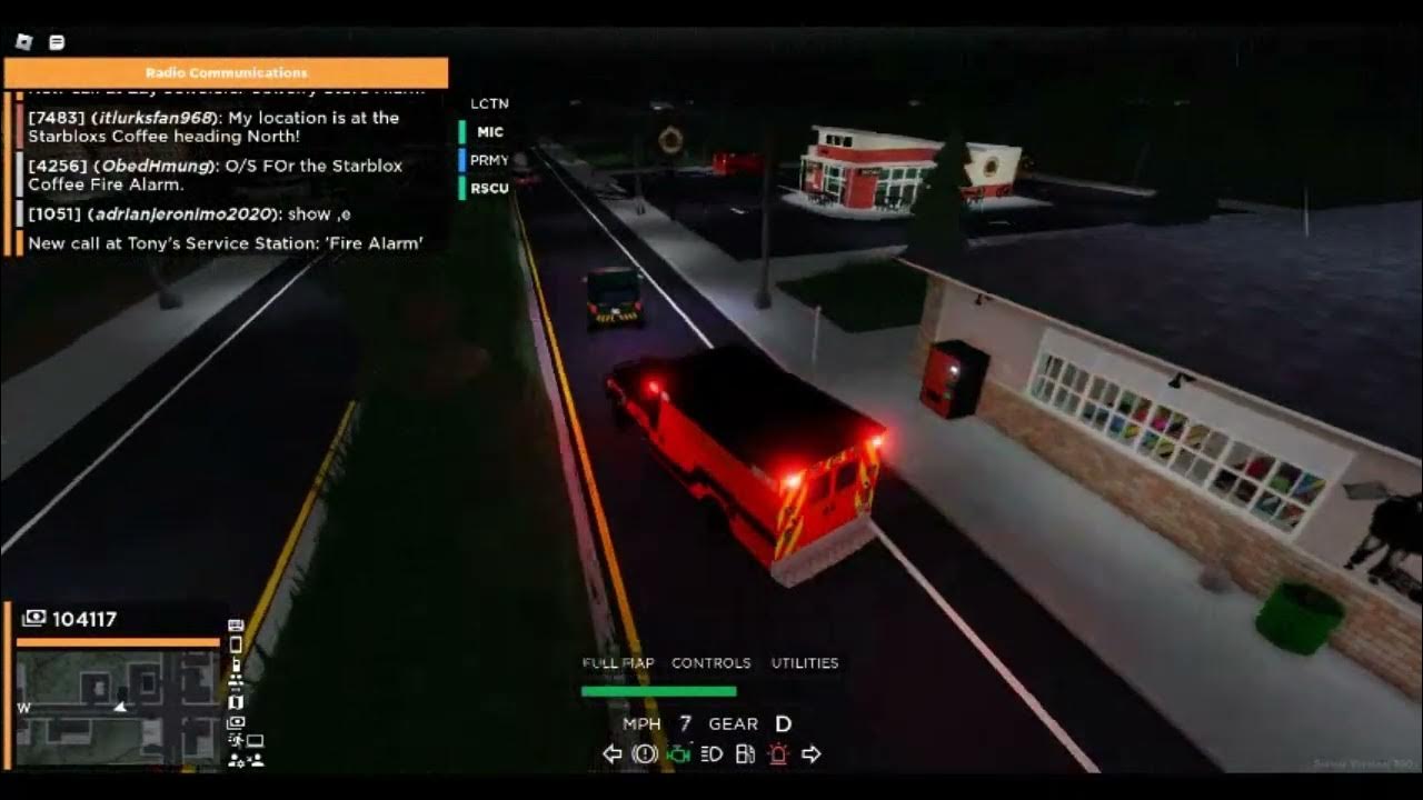 Ambulance arrived on a call Emergency responding roleplay Berkeley