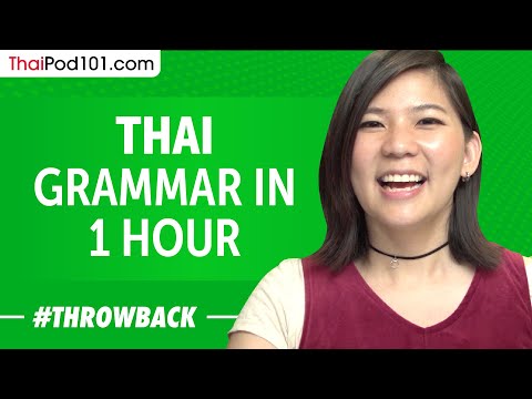 Thai Grammar in 1 Hour