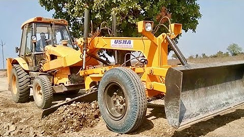Old JCB Grader Attachment | JCB 3dx Grader | Loader Backhoe Grader | 9009820183