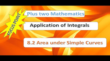 Application of Integrals- Focus point-Area under Simple Curves