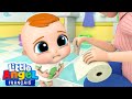 Bébé apprend la propreté sur le petit pot - Comptines pour Bébé | Little Angel Français