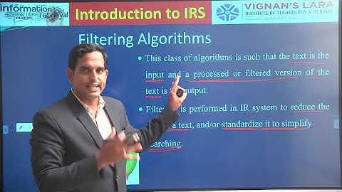 Algorithms in IRS Systems 1-8