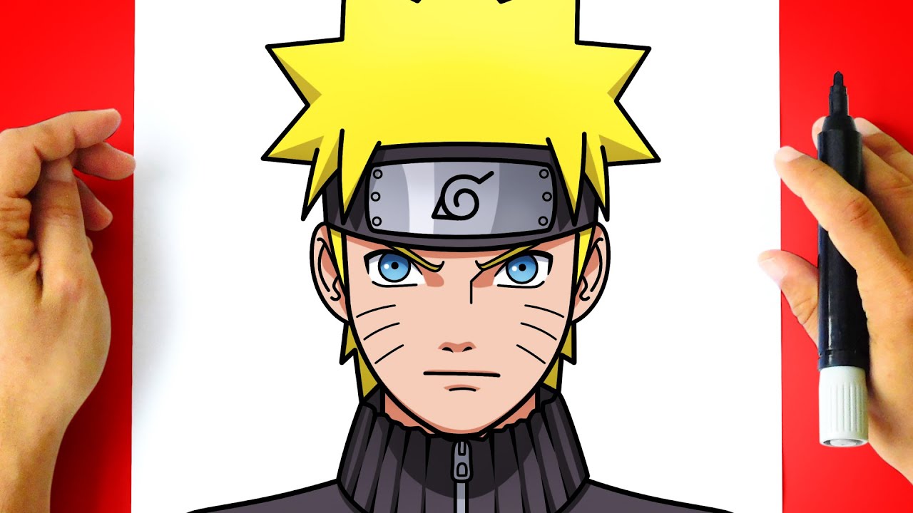 Como desenhar o Naruto - Desenhando Fácil