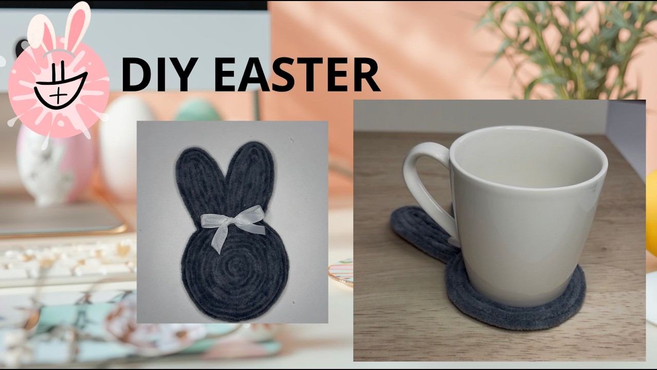 DIY EASTER 🐰 Easter Crafts | Easy Crafts | Bunny Easter coaster