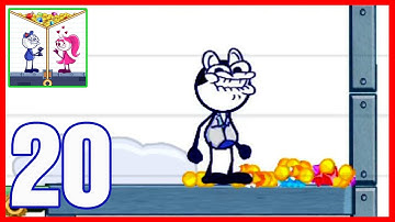 Pencil Boy Pull The Pin - Gameplay Walkthrough Part 20 - All Levels Solution (Android,iOS)