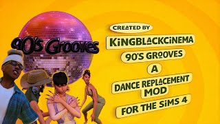 The Sims 4 Mod 90S Grooves Malefemale 90S Stereo Dances 20 Dances Animation Pack