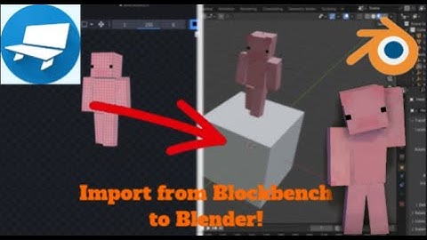 How to import Blockbench models into Blender!