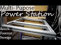 Power Station Location with 80/20 Aluminum framing | Four Season Van Life | EP.48