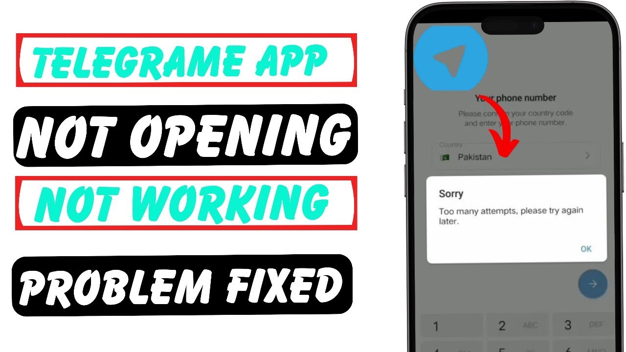 How to Fix Telegram Not Opening – Quick Solution! #TelegramNotWorking ...