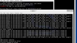 Scanning with nmap