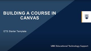 ETS Starter Course