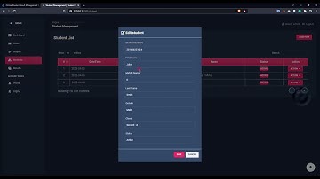 Online Student Result Management System in Python using Django DEMO