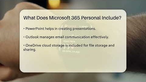 What Does Microsoft 365 Personal Include? - Talking Tech Trends