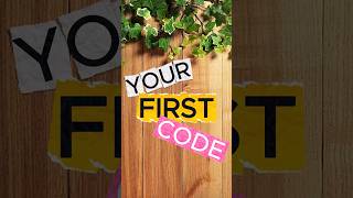 Write Your FIRST Line of Code in 15 Seconds! 💻 (Python for Beginners) #developmentwithabs #coding