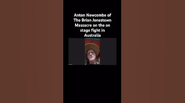 Anton Newcombe of The Brian Jonestown Massacre on the on stage fight in Australia