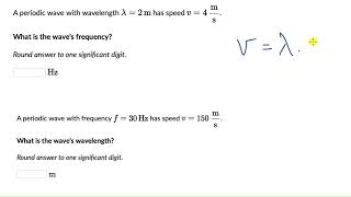 Worked example: Calculating wave speed | Waves | Physics | Khan Academy