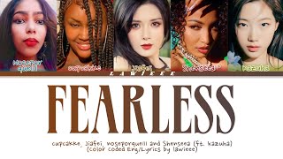 Repost 트와트 - Fearless Ft. Kazuha Of Le Sserafim Color Coded Englyrics