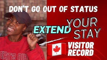 HOW TO APPLY FOR A VISITOR RECORD IN CANADA 2024 | VISITOR EXTENSION (STEP BY STEP)