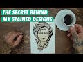 The secret blend for staining a tattoo flash design