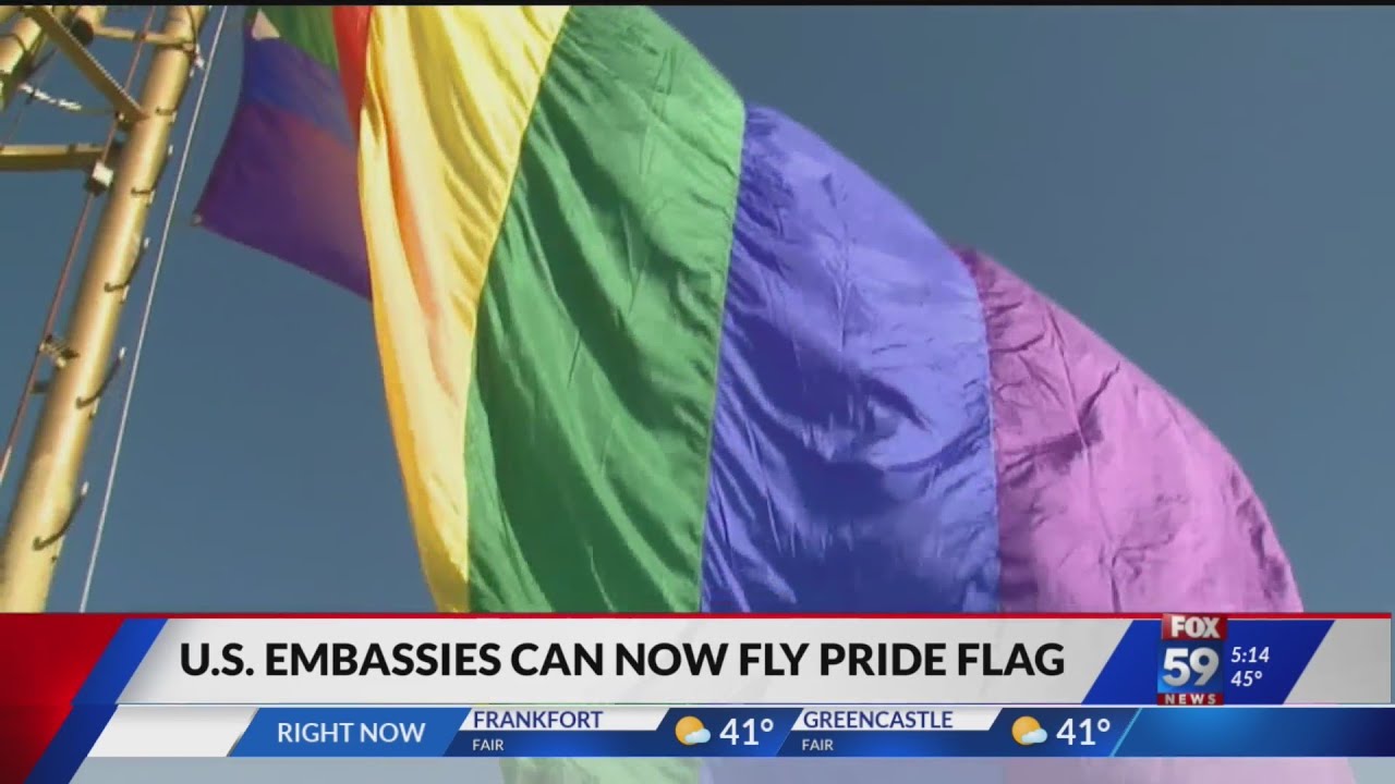 US embassies can now fly Pride flag - YouTube