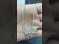 خصومات سلاسل بناتي تحفه طلاء ذهب ابيض ثلاث طبقات 