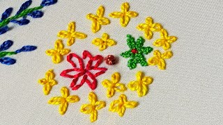 How to Stitch a Flower Motif | Hand Embroidery for Beginners