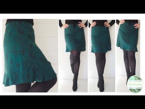 The Making Of My Basic Skirt With Flounce