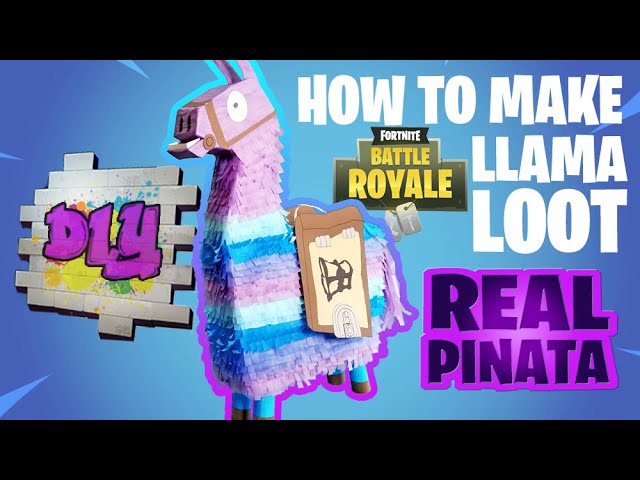 pic Fortnite Llama Pinata Template diy fortnite llama pinata in real life