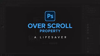 OVERSCROLL Property in Photoshop #shorts