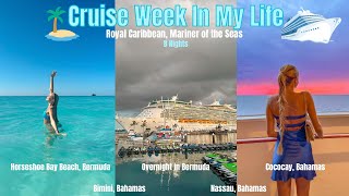 CRUISE VLOG!!! 8 Nights on Royal Caribbean Mariner of the Sea's | Bahamas, Bermuda | Grace Taylor