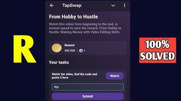 From Hobby To Hustle | Tapswap Code | From Hobby to Hustle: Making Money with Video Editing Skills