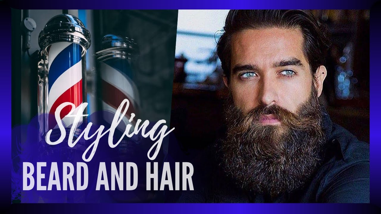 π 8 Styling Beard and Hair 2020 πͺ Trim a beard Like pro ⛲ Barber Shop Style - YouTube