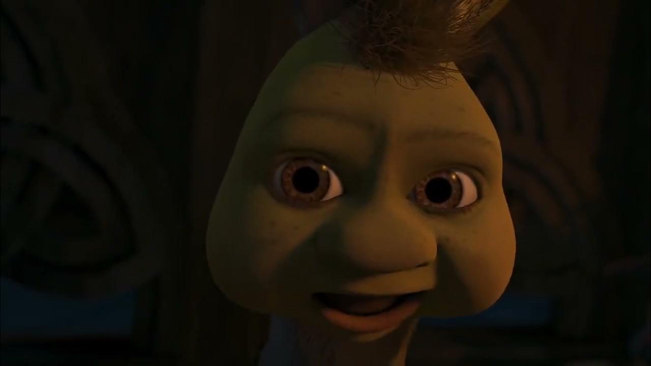 Лицо ребенка шрека мем Henry the Third (Shrek the Third) Part 6 - Henry's Nightmare/James Talks to Henr