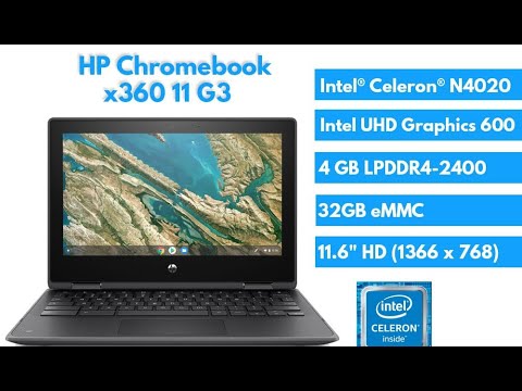 HP  chromebook x360 11 G3 EE chromebook gaming, video editing