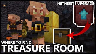Where To Find TREASURE ROOM BASTION REMNANT In MINECRAFT