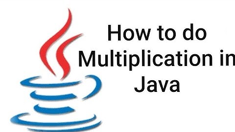 How to do Multiplication in Java.