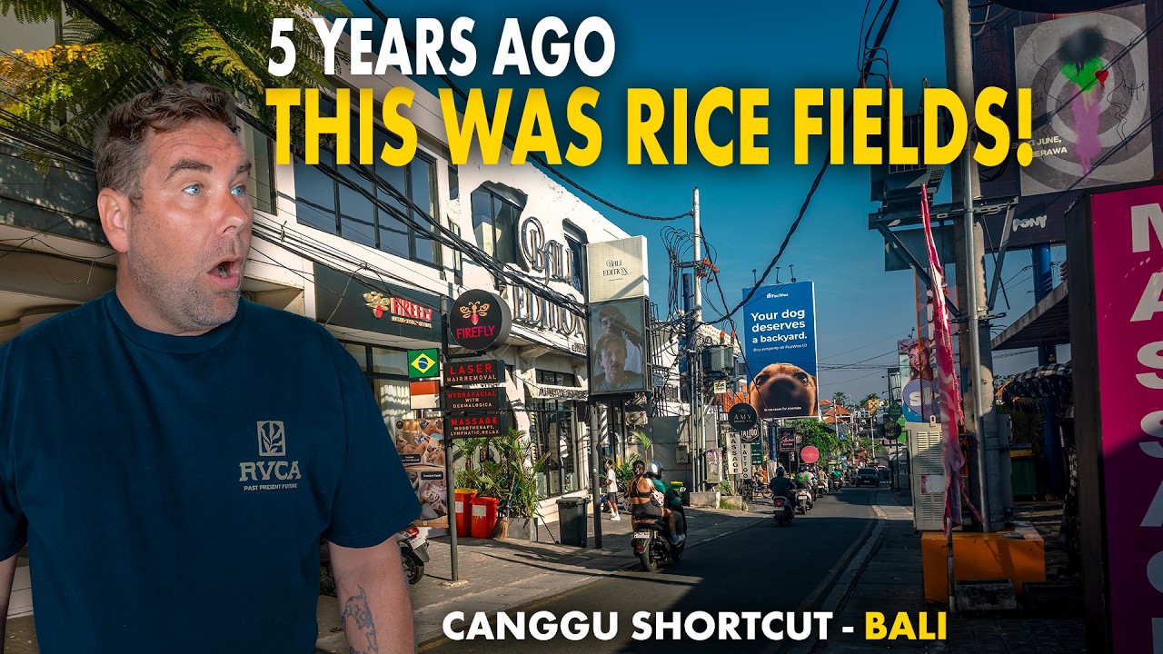 The Canggu Shortcut: Full Walk Tour | Bali 🇮🇩