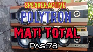 Speaker Aktif Polytron Mati Total | PAS 78