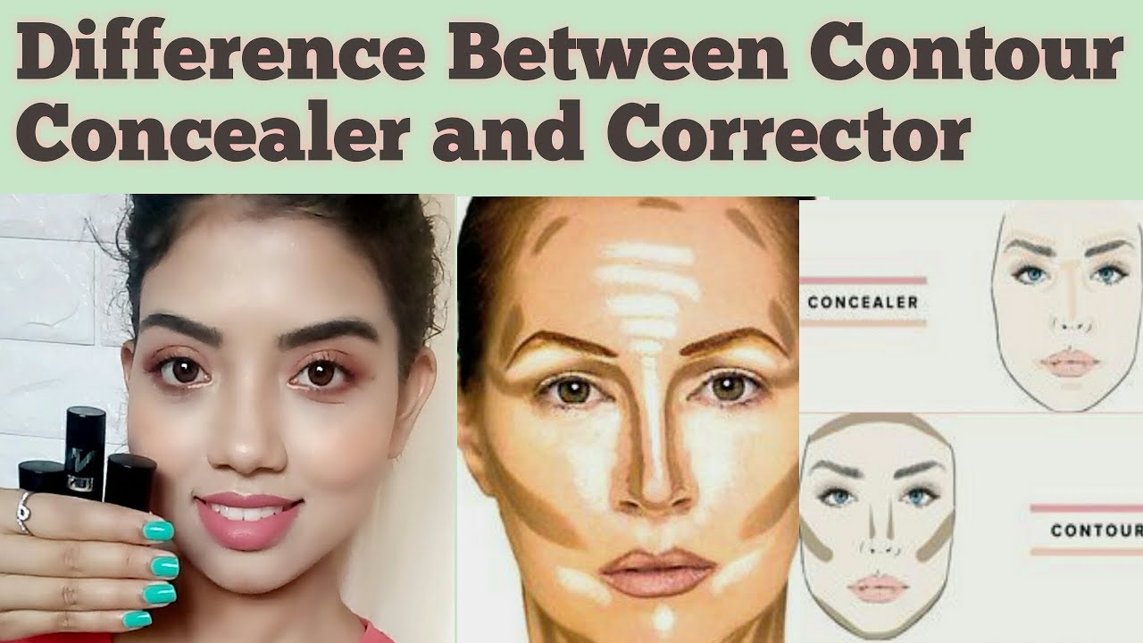 Difference Between Contour Concealer and Corrector | and to use YouTube