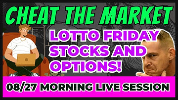 Lotto Friday!  - Smart money dark pool and block trades
