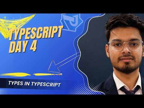 Data Types in Typescript #day4  | Type Any Unknown BigInt | Part 2 of Types